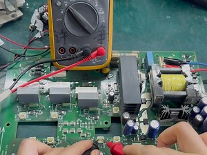 ABB变频器一启动就报警4故障，完整维修视频分享。。。。。