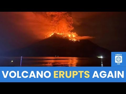 Mount Merapi ERUPTION in Indonesia – Shocking Drone Footage Shows Giant Ash Plume!