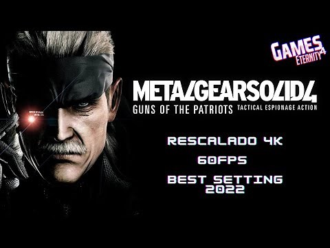 Metal gear solid 4 Guns of Patriots 4k | G4E Emulacion perfecta!