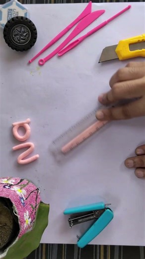 DIY Name Keychain with Clay | Clay Art Tutorial for Beginners. #shortvideo #claycraft #diy #handmade