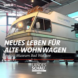 In dieser Museumswerkstatt werden alte Wohnwagen wieder flott gemacht. Und alle können dabei zuschauen. | Landesschau Baden-Württemberg