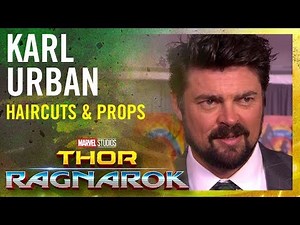 Karl Urban on haircuts & maybe stealing props -- Marvel Studios' Thor: Ragnarok Red Carpet Premiere