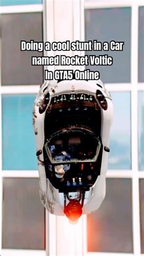 Doing a Cool Stunt with a Rocket Voltic in GTA5 #online