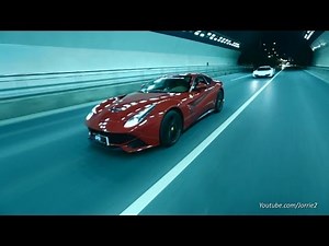 LOUD Tunnel Sounds by Ferrari F12Berlinetta & McLaren MP4 12C w/ iPE Innotech Performance Exhaust