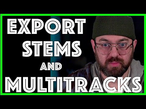 How to EXPORT STEMS and Multitracks from PROTOOLS - With and Without EFX.