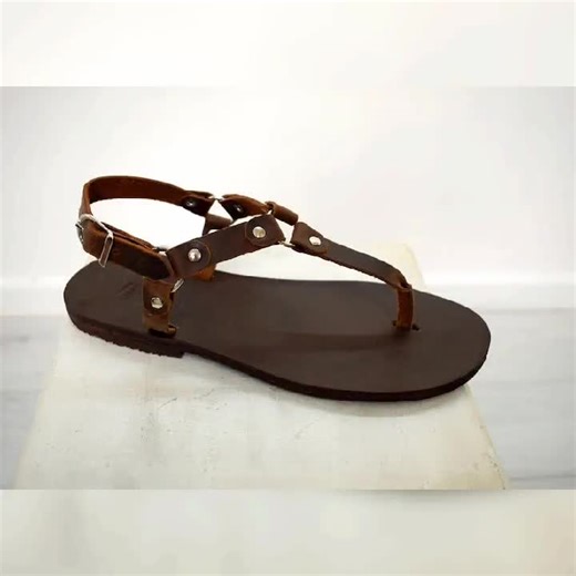 Spartacus Gladiator Roman Grecian Spartan Mens Brown Sandals, - Etsy