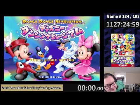 Dance Dance Revolution Disney Dancing Museum (N64) - Full Playthrough (Hard difficulty) - Part 1
