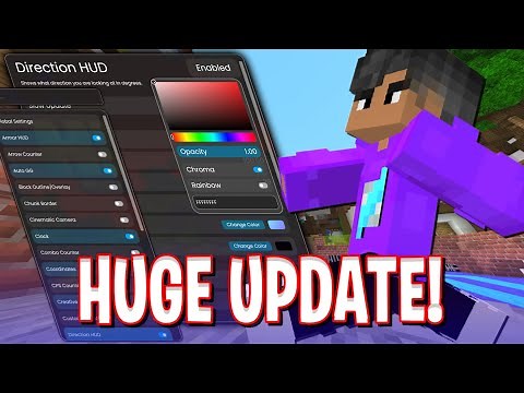 Onix Client Motion Blur, Snaplook & Cinematic Camera For Minecraft Bedrock!