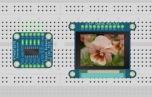 Fritzing Friday: 5-Pad Capacitive Touch Breakout and 1.27″ 16-Bit OLED!