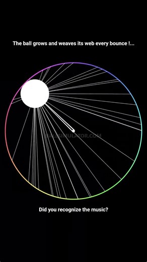 The ball grows and weaves its web every bounce !...