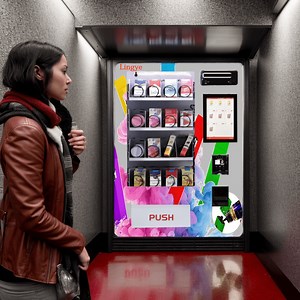 [Hot Item] Smart ID Card Folding Umbrella Vending Machine with Online Service