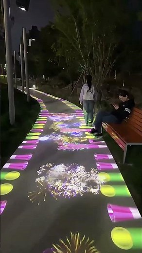 Interactive Floor Projection Outdoor | Immersive Outdoor Projection Walkway
