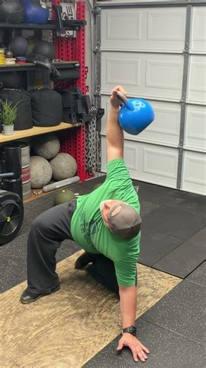 Half Kneeling Kettlebell Clean & Press + Windmill – Stability, Coordination, and Trunk Strength
