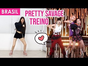 [Treino] BLACKPINK - PRETTY SAVAGE dance practice tutorial SLOWED + MIRROR | Taty Macieski