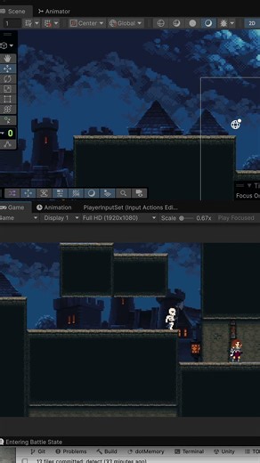 Day 13 | Unity | Skeleton actions #devlog #unity #gamedev #learning
