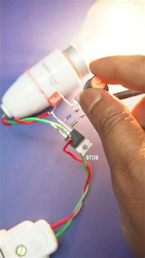 AC dimmer #shorts #scienceproject #experiment #electronics