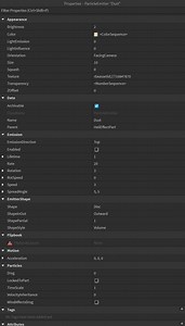 Semi-realistic helicopter dust effect