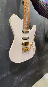 Ibanez Guitars | Lari Basilio’s LB1 signature guitar is now available in an eye-catching white finish. Check out this video, and have a look. #ibanez... | Instagram