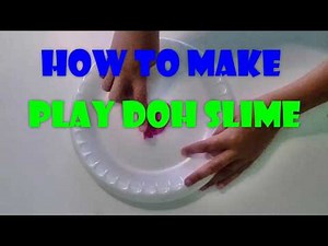 How to make Play Doh Slime with no glue