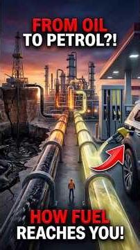 How Crude Oil Turns Into Petrol?! 🤯 #shorts #ocean