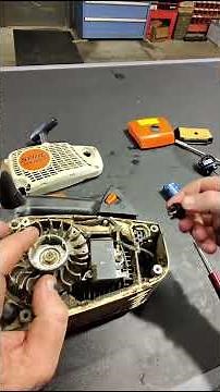 How to Install the Primer Bulb on a STIHL MS192T Chainsaw #shorts