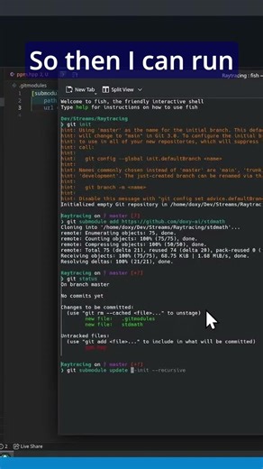 Updating Submodules #git #gamedev #vtuber
