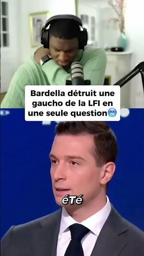 Bardella destroys Manon Aubry with a single question 👏 #france #bardella #lfi #manonaubry