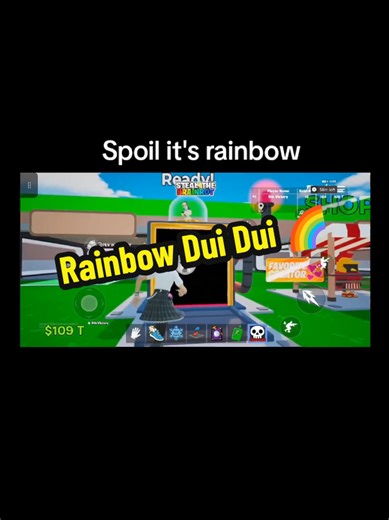 Rainbow Dui Dui 🌈 Steal The Brainrot #stealthebrainrot #fortnite #tekashi #ferins #alongo @Steal The Brainrot 👽