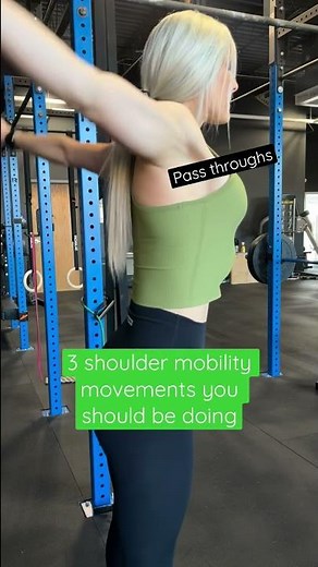 3 Shoulder mobility movements with a pvc pipe 💯 #fitnessmobility