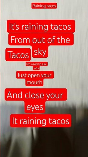 taco song lyrics