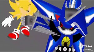 Neo Metal Sonic vs. Super Sonic Animation Showdown