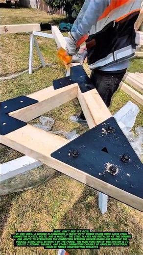 Heavy-Duty Timber Frame Assembly Using Steel Connector Plates.
