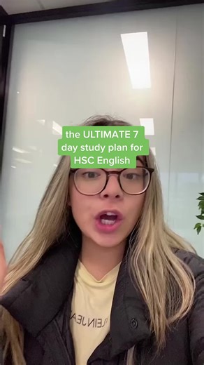 The Ultimate 7 Day Study Plan for HSC English