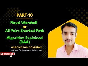 Floyd-Warshall Algorithm Explained 🔥 | All Pairs Shortest Path | DAA | B.Tech | GATE CS | CS402