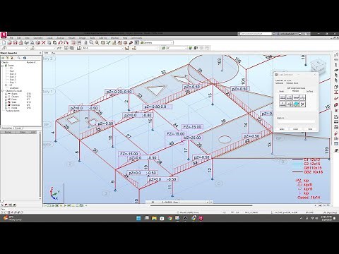 9. Autodesk Robot Structural Analysis Professional Tutorials 2025 - Modifying and deleting Load