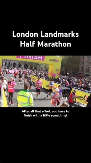 Always finish the race with a little something! London Landmarks Half Marathon #llhm #halfmarathon