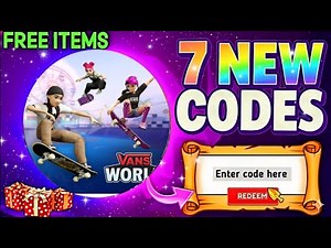 *SECRET UPDATE!* | Vans World CODES 2026 (ROBLOX Vans World)