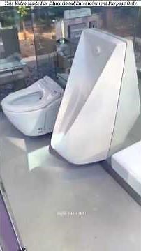Japan's Transparent Toilets: Genius Hack or Nightmare? 😱 #shortsvideo