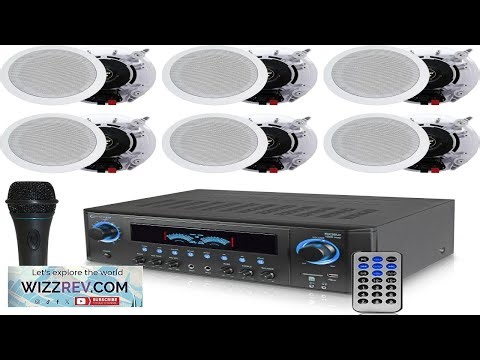 Technical Pro 1000 Watts Professional Home Theater Receiver System Kit w Portable