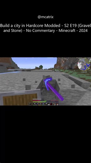 Build a city in Hardcore Modded - S2 E19 (Gravel and Stone) - No Commentary - Minecraft 2024 PART 30