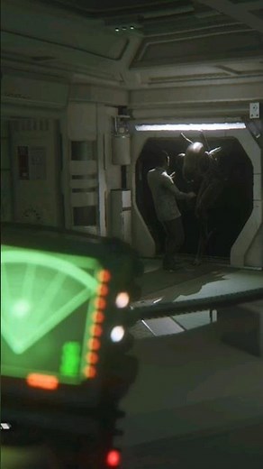 In Alien: Isolation, you can watch one of the Xenomorph's kills on the motion tracker..