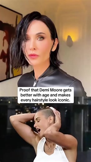 Proof that Demi Moore gets better with age. Talent. Beauty. Presence. She clearly understands fashion. She understands beauty. But more than anything — she understands herself. Every hairstyle, every silhouette, every era… she owns it. That’s not just beauty. That’s confidence refined over time. ✨#demimoore #global