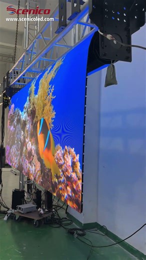 Rolling LED Gate screen #leddisplayscreen #leddisplay #ledscreen