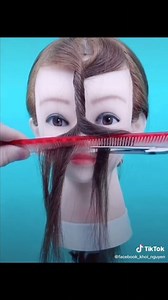 88M views · 632K reactions | Beautiful Bangs That You Can Cut on Your Own!  | TikTok | Facebook
