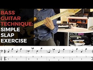 Beginner Slap Bass Exercise