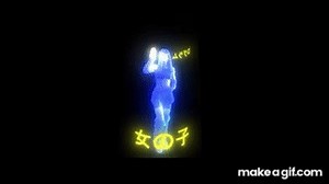 BLADE RUNNER 2049 - JOI DANCING HOLOGRAM (COSPLAY) [loop] on Make a GIF
