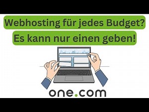 One.com - Website erstellen, Online Shop, Domain, Email & mehr