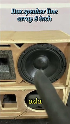 Box speaker Line Array 8, 10, dan 12 inch custom #boxspeaker #boxlinearray #shots