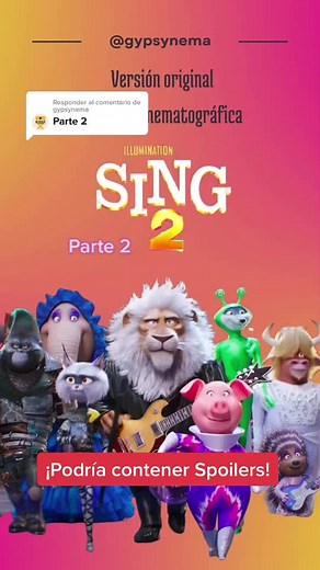 Canciones en Sing 2: Original y Cinematográfica