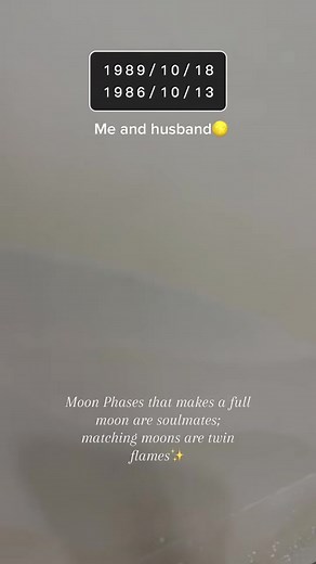 Seen this and tried it🤍 12 years na kami ni husband! Tried it just for fun but infairness nakaka-amaze🌕🌓🌗 #moonphase